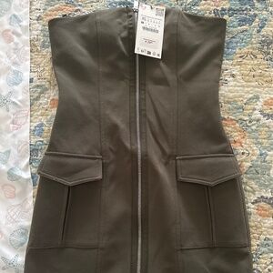 Zara zipper dress